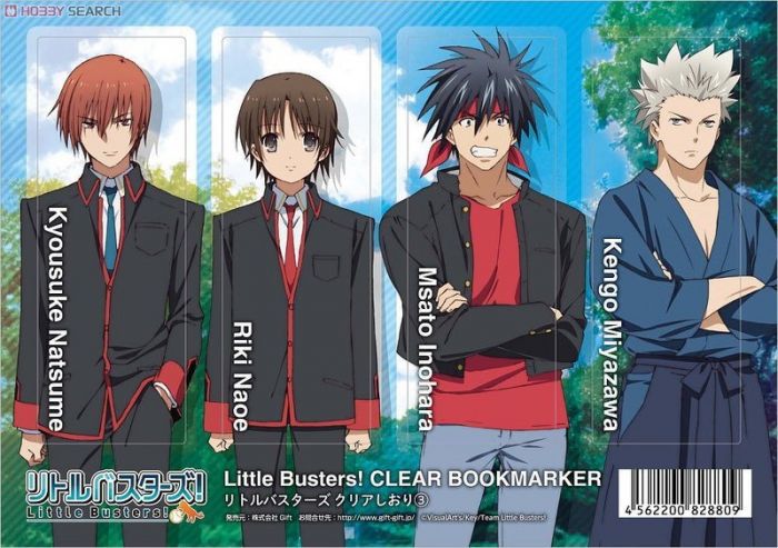 買動漫 Ge小舖 現貨 Little Busters 小小破壞者動畫版直枝理樹棗恭介井之原真人宮澤謙吾塑膠書籤組 買動漫 Ge小舖 現貨 Little Busters 小小破壞者動畫版直枝理樹棗恭介井之原真人宮澤謙吾塑膠書籤組
