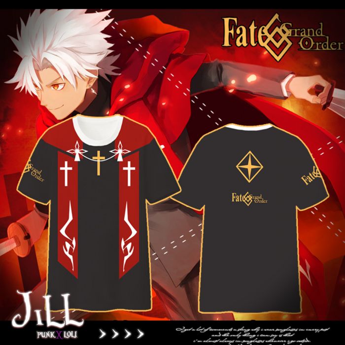 買動漫 Oo吉兒oofate Grand Order Fgo 天草四郎時貞印象設計短袖t恤日系動漫周邊 J3f52 買動漫 Oo吉兒oofate Grand Order Fgo 天草四郎時貞印象設計短袖t恤日系動漫周邊 J3f52
