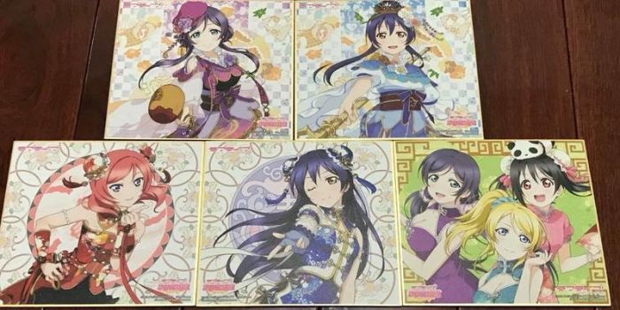 買動漫 Love Live 複製色紙vol 1 旗袍篇 海未 真姬 絢瀨繪里 南條愛乃 Kke 希 三森玲子 Pile