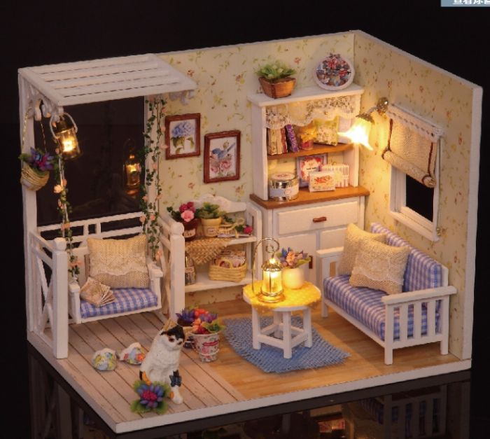 全新 現貨 智趣屋 diy 小屋小貓日記 小屋