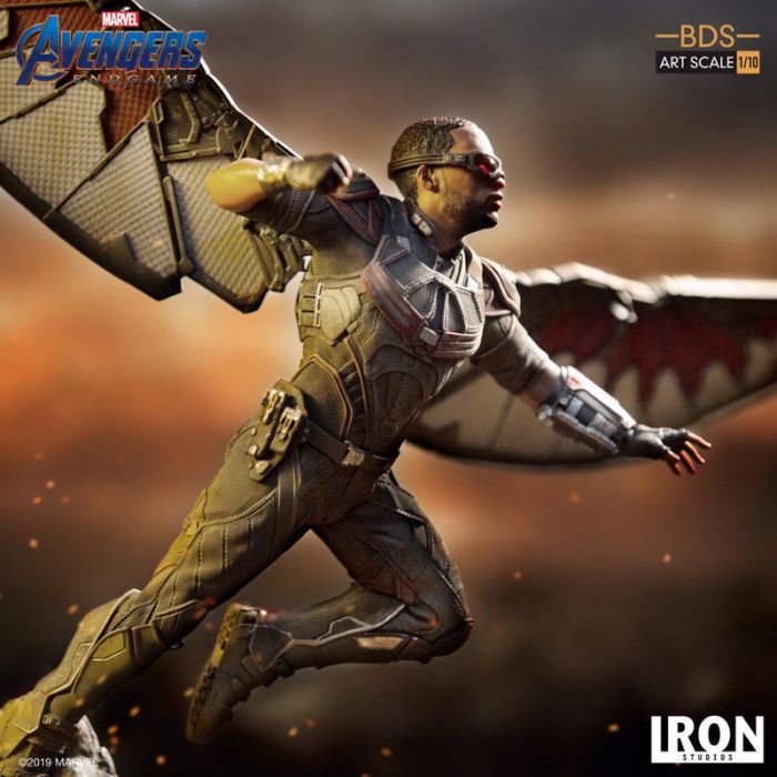 【小學館 現貨】Iron Studios 美版 1/10 漫威 復仇者聯盟 4 終局之戰 獵鷹 雕像 完成品 C1