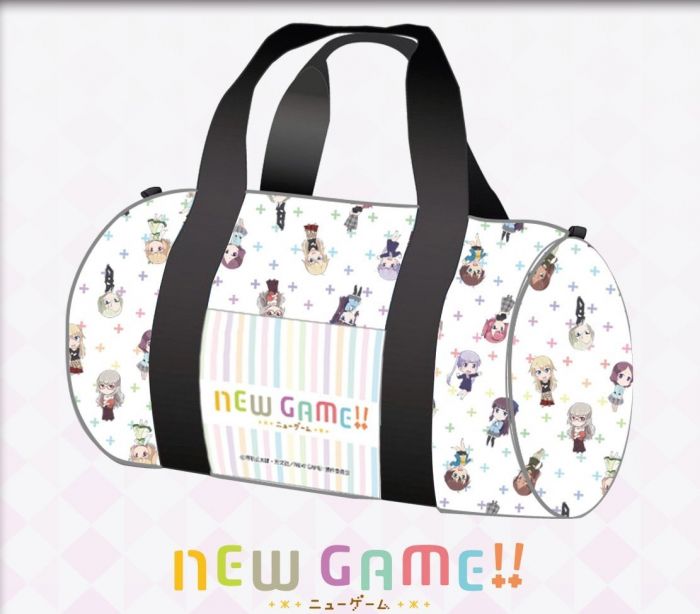 響代購/現貨 C92 NEW GAME!! 特大圓筒提袋 特大ドラムバック