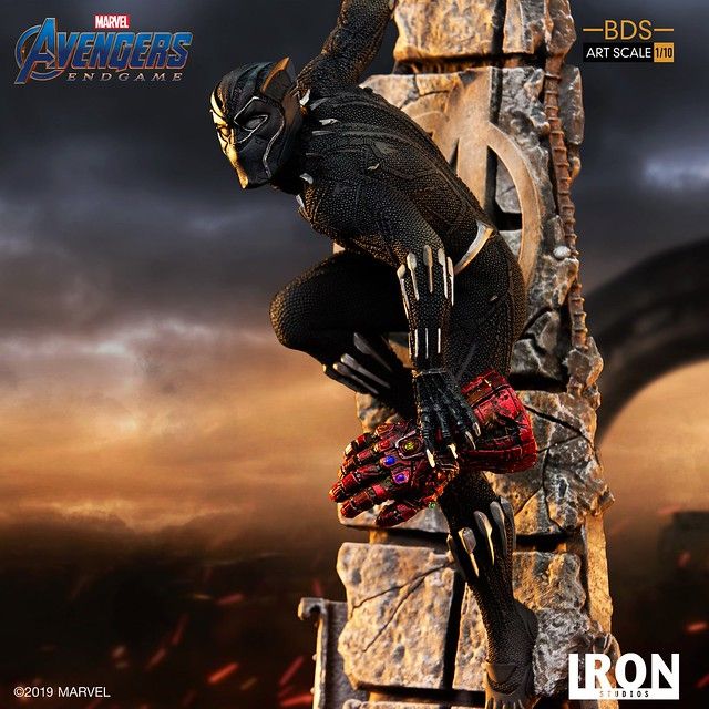 【小學館 現貨】Iron Studios 1/10 漫威 復仇者聯盟 4 終局之戰 黑豹 雕像 豪華版 完成品 C1