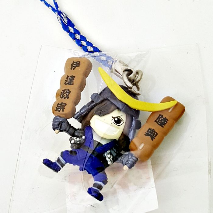 買動漫 日版 戰國basara 伊達政宗手機吊飾 買動漫 日版 戰國basara 伊達政宗手機吊飾