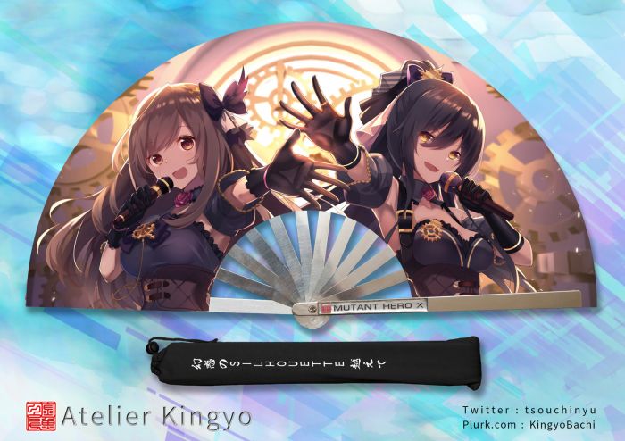 -金魚工房-《偶像大師閃耀色彩》-白瀨咲耶&月岡戀鍾-金屬扇