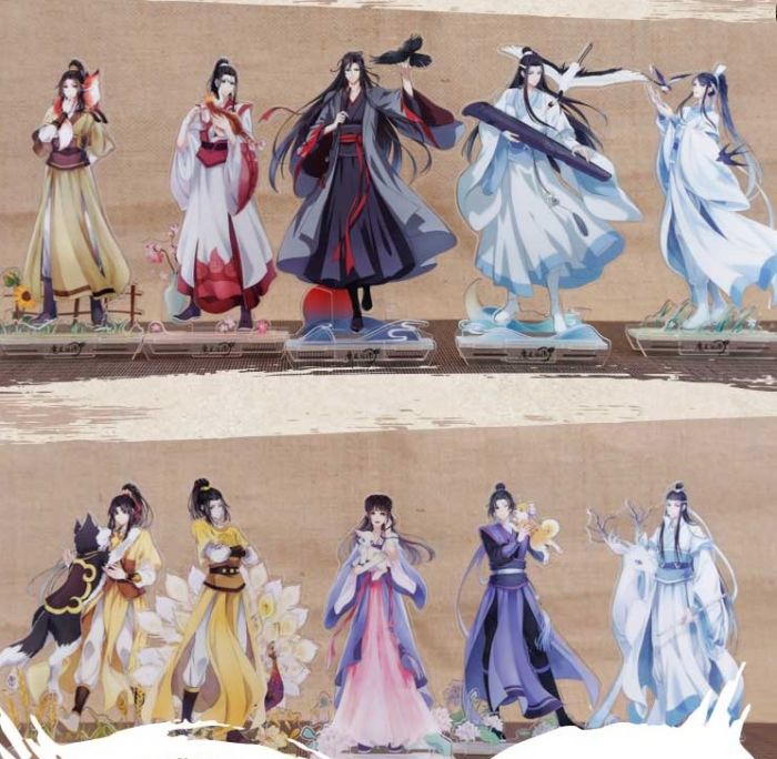 KAKITONO|現貨預售|魔道祖師:動物系列|透明壓克力立牌|官方正版周邊|墨香銅臭|魏無羨、藍忘機、江澄、金凌、溫寧|艾漫