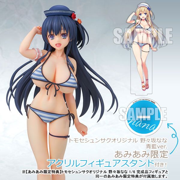 【FN】預約 2月 日版 Q-six トモセシュンサク 野野坂奈奈 青藍版 1/6 PVC 完成品