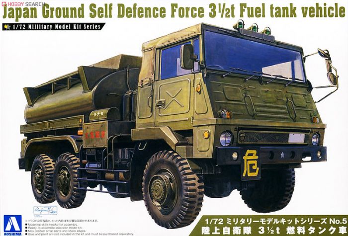 【小學館 現貨】AOSHIMA 青島 組立模型 1/72 陸上自衛隊 3 1/2t 燃料運輸車 S2
