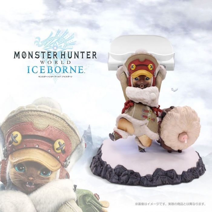 ☆電玩遊戲王☆新品現貨 PS4 魔物獵人 世界 Iceborne 隨行艾路手把支架