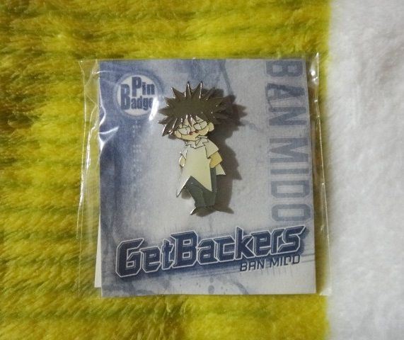 買動漫 日版周邊 Getbackers奪還屋閃靈二人組徽章 蠻胸章綾峰欄人青樹佑夜