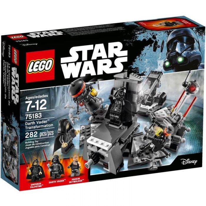 豪宅玩具》樂高積木 LEGO 75183 STAR WARS 星際大戰達斯維達的誕生Darth Vader 黑武士
