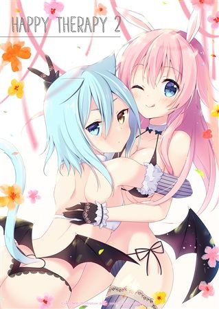 響代購/預約/COMIC1☆16 一般 同人誌 插畫集 特典 原創 蒼井ゆん(Happy Aroma)HAPPY THERAPY2 m569833