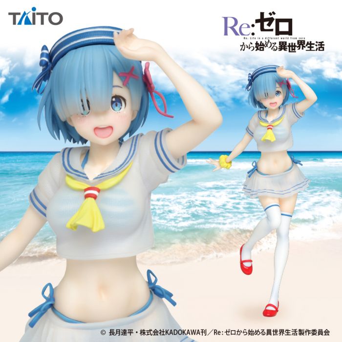 轉蛋概念館 不挑盒況 日版 TAITO 景品 Re:從零開始的異世界生活 雷姆 變裝 水手服 Ver 現貨