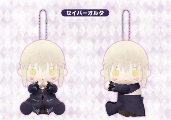 【小學館 代購】《超商取付免訂金》壽屋 Fate FGO 黑賽巴 Saber 夾手布偶 娃娃 玩偶 2020年06月