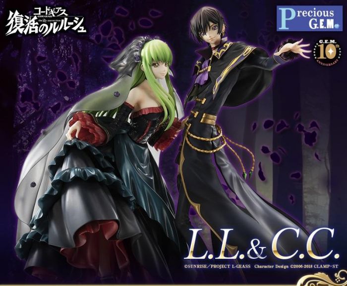 【怨念事務所】預約商品 7月(需訂金) 代理版 MH限定 GEM Code Geass 復活的魯路修 L.L.&C.C.