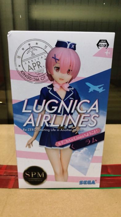 *海賊星*~Re:從零開始的異世界生活 全新現貨 日版 景品 SEGA SPM 拉姆 空姐服 約21cm PVC 完成品