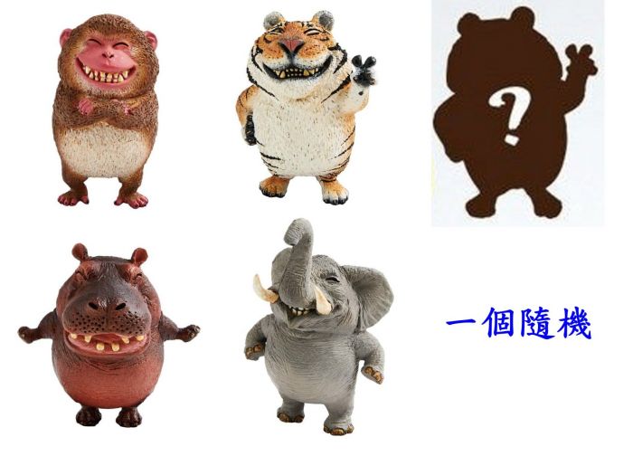 買動漫 現貨 台灣正版朝隈俊男animal Life 動物圓滾滾笑嘻嘻第一彈含大全一套一盒共6隻公仔