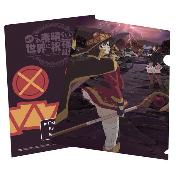 為美好的世界獻上祝福!紅傳說 單層L型資料夾 (2)