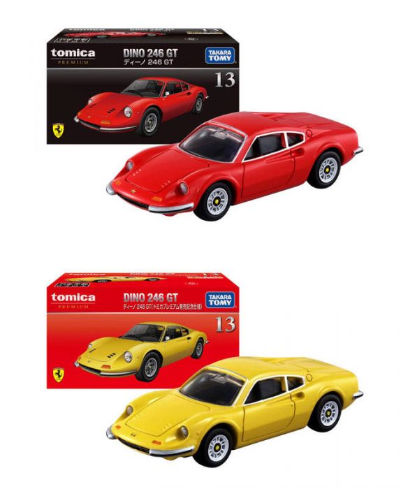 超限量! TOMICA 多美 合金 小車 法拉利 NO.13 Ferrari Dino 246 GT 普+初回 2款