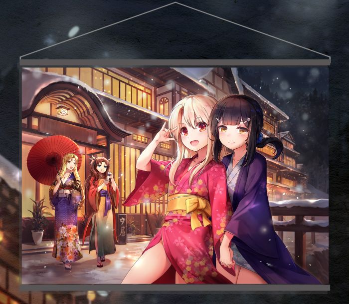 Fate/kaleid liner 魔法少女☆伊莉雅 《FGO》-伊莉亞&美游-掛軸