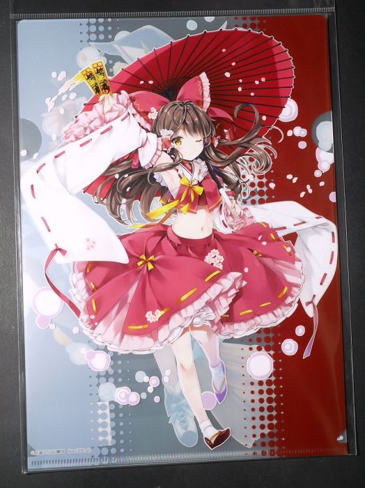 買動漫 Ge小舖 全新現貨 東方project 19 博麗神社春祭會場限定l夾資料夾文件夾2枚組博麗靈夢霧雨魔理沙