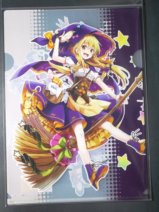買動漫 Ge小舖 全新現貨 東方project 19 博麗神社秋祭會場限定l夾資料夾文件夾2枚組霧雨魔理沙愛麗絲