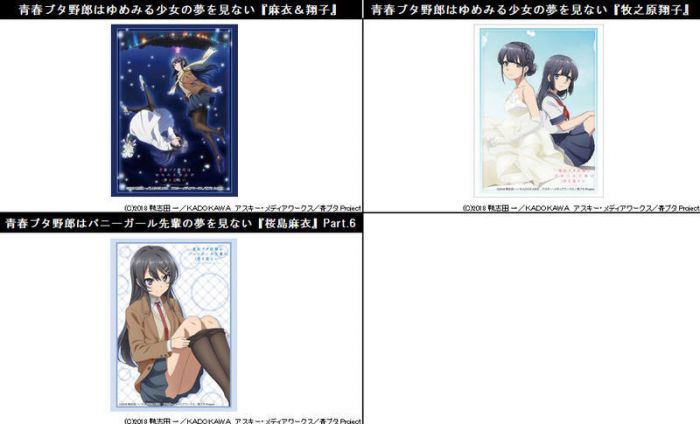 【小學館 代購】武士道 日版 青春豬頭少年不會夢到兔女郎學姊 卡套 2020年4月