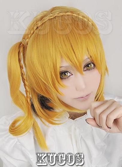 買動漫 Cosplay假髮 陽炎project 目隱團如月桃momo 辫子造型雙色金黑 買動漫 Cosplay假髮 陽炎project 目隱團如月桃momo 辫子造型雙色金黑