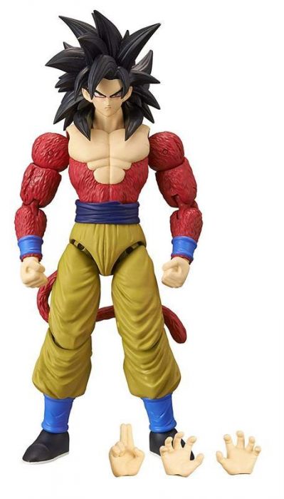 【史派克工廠】(售完)美版 吊卡 萬代 七龍珠可動公仔 超級賽亞人孫悟空4