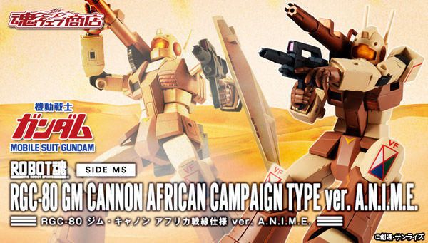 『紫蒲桃』現貨 日版 魂商店限定 ROBOT魂 機動戰士鋼彈 RGC-80 吉姆 沙色型 A.N.I.M.E.