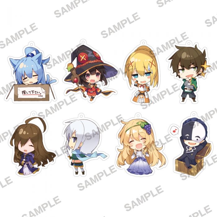 響代購/預約 KADOKAWA STORE 為美好的世界獻上祝福 完結紀念 吊飾 鑰匙圈BOX この素晴らしい世界に祝福を トレーディングアクリルキーホルダーvol.3 コンプリートBOX