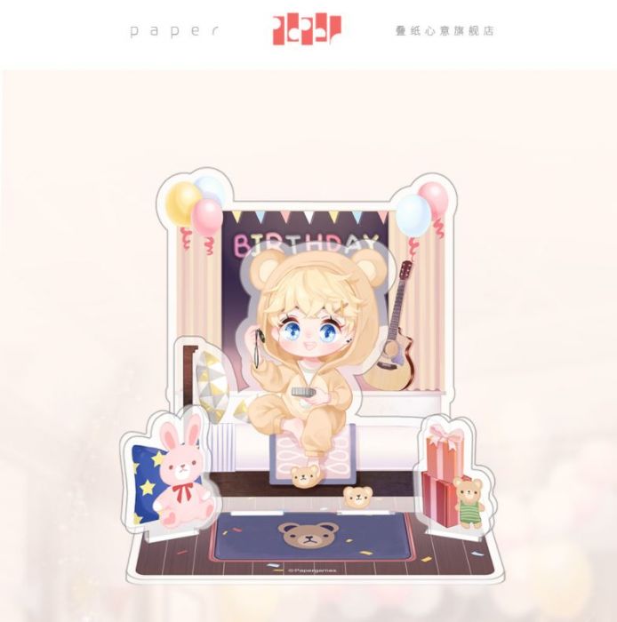 食糧閣 ♥【預售至4/15、約8月發】《2020周棋洛生日》(立牌)戀與製作人/周棋洛/官方/疊紙