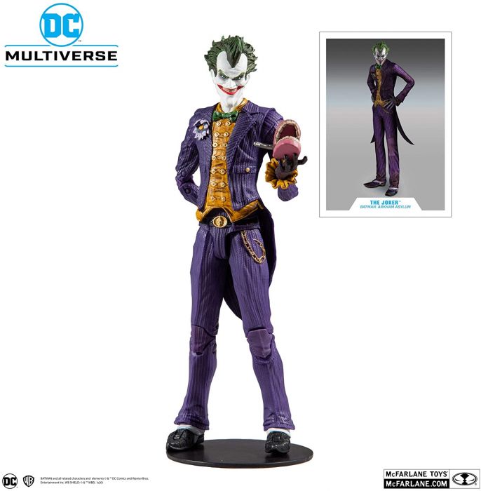 【小學館 現貨】麥法蘭 7吋 DC MULTIVERSE 阿卡漢瘋人院 小丑 Joker 可動公仔 E1