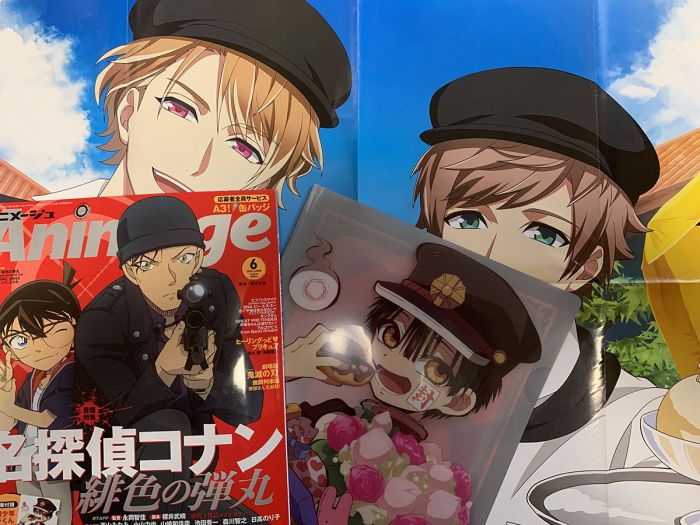 買動漫 Ge小舖 全新現貨 日文雜誌animage 年6月地縛少年花子君a3 富豪刑警名偵探柯南緋色的彈丸