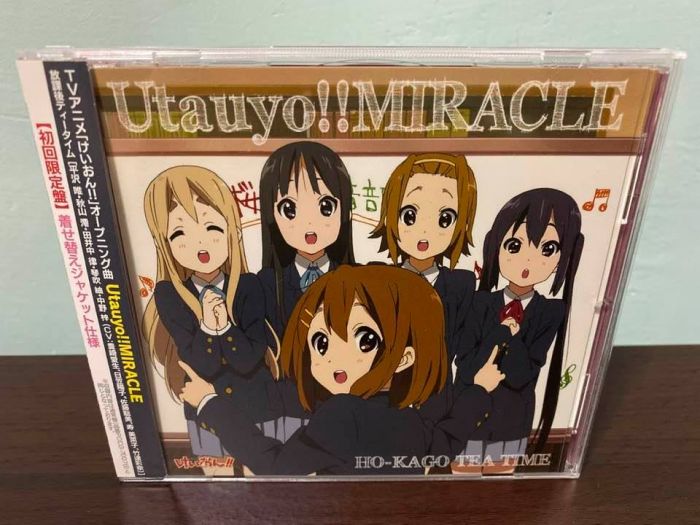 買動漫 K On 輕音部日版初回限定盤cd 特典成員卡utauyo Miracle Op2 平澤唯秋山澪琴吹紬中野梓田井中律平澤憂