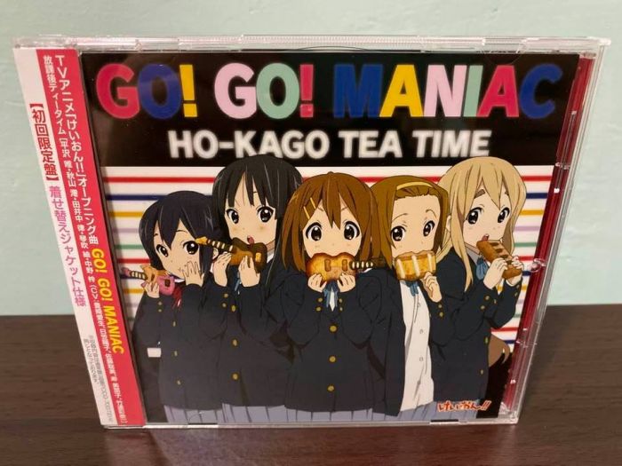 買動漫 K On 輕音部日版初回限定盤cd 特典成員卡go Go Maniac Op2 平澤唯秋山澪琴吹紬中野梓田井中律平澤憂