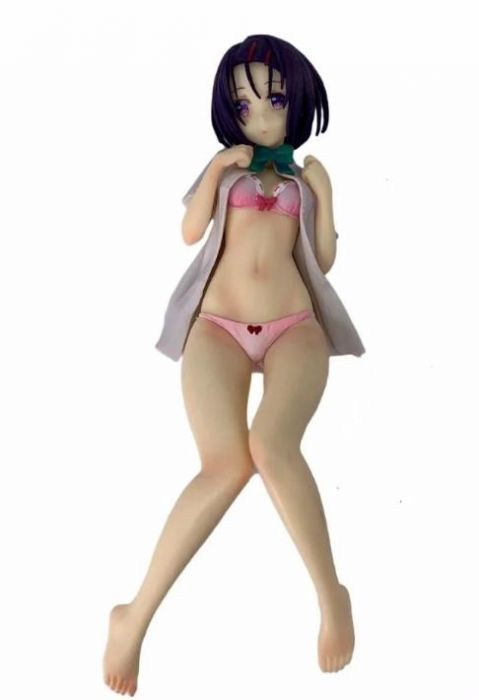 買動漫 紫色風鈴 出包女王to Love 西連寺春菜睡姿模型盒裝港版無證