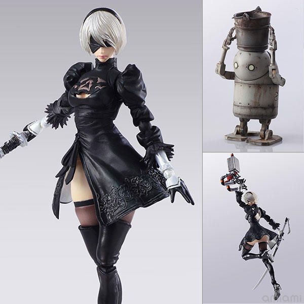 【小學館 代購】《超商取付免訂金》Bring Arts 尼爾 Nier 自動人形 2B + 機械生命體 1.0 Ver
