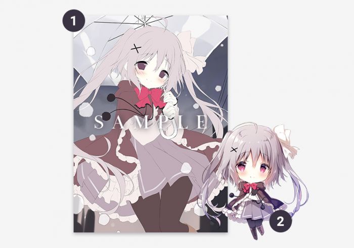 響代購/預約 PC 瓜書Melon 抱枕限定版 星空鉄道とシロの旅 しらたまこ (掛軸+壓克力立牌)