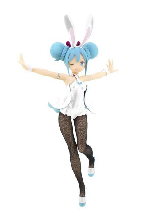 【怨念事務所】預約商品 2月(免訂金) FuRyu 景品 BiCute 初音 包包頭兔女郎 白色Ver 1025