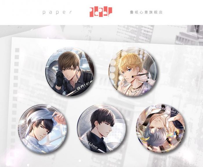 食糧閣 ♥【預售至10/8、約2月發】《交匯軌跡》(徽章)戀與製作人/白起/李澤言/許墨/周棋洛/凌肖/官方/疊紙