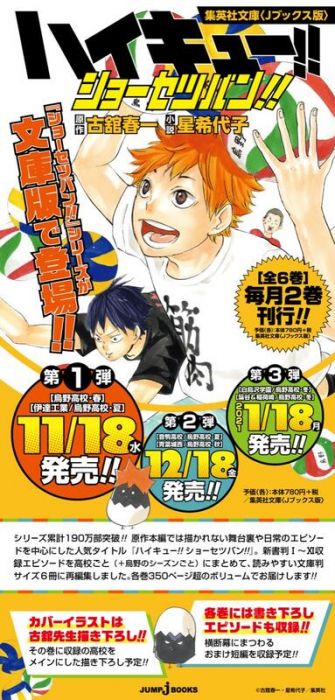【ACG網路書店】(代訂)9784086197953 日文小說 文庫版「排球少年!! ショーセツバン!! 梟谷&稲荷崎/烏野高校 冬」