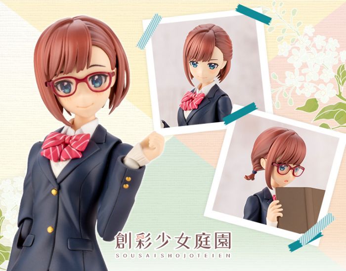 【小學館 預購】壽屋 組裝模型 1/10 創彩少女庭園 令法高校 小鳥遊暦 冬服 2021年05月