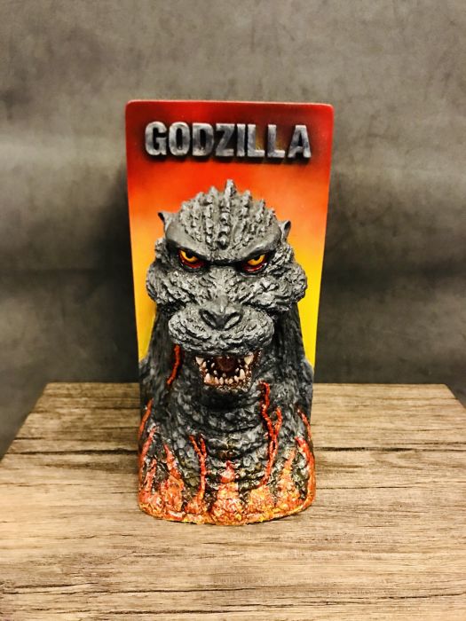 買動漫 2019年製已改色面紙盒平成紅蓮哥吉拉1995 高26 衛生紙盒vs 戴斯特洛伊亞