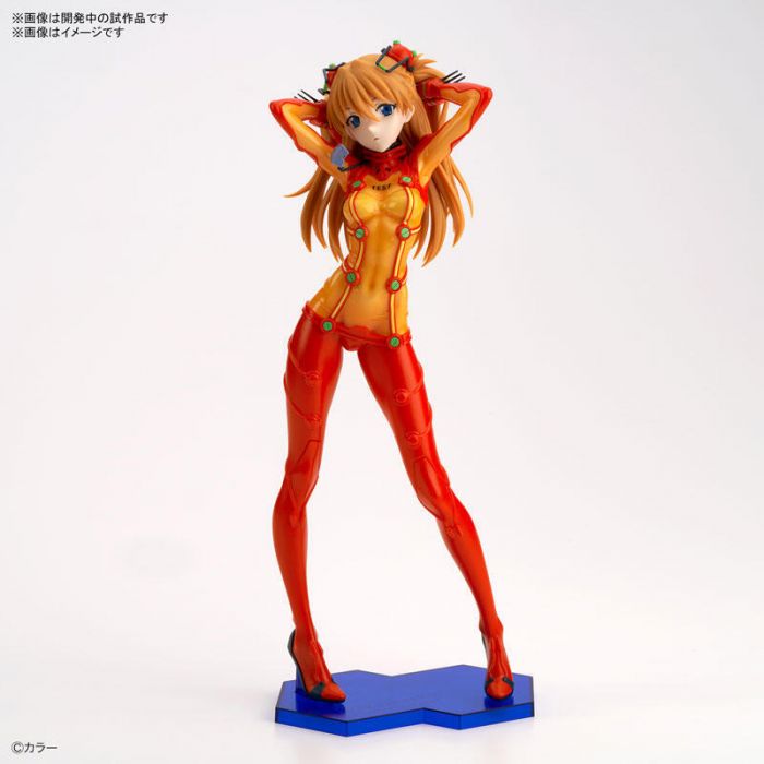 【小學館 預購】萬代 組裝模型 Figure-riseLABO 福音戰士新劇場版 式波 明日香 蘭格雷 2021年03月