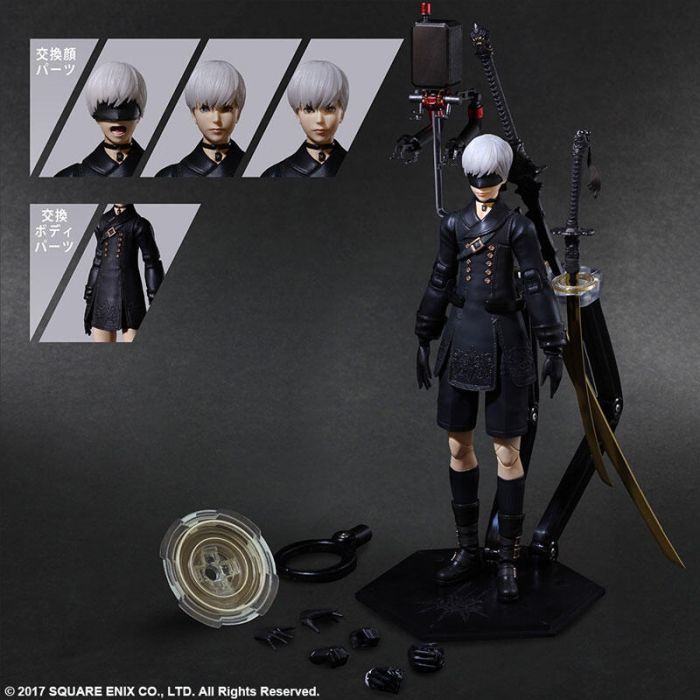 【日販】5月預購 超商取付免訂金 SE PLAY ARTS改 PA改 尼爾 自動人形 9S DX版~日版!