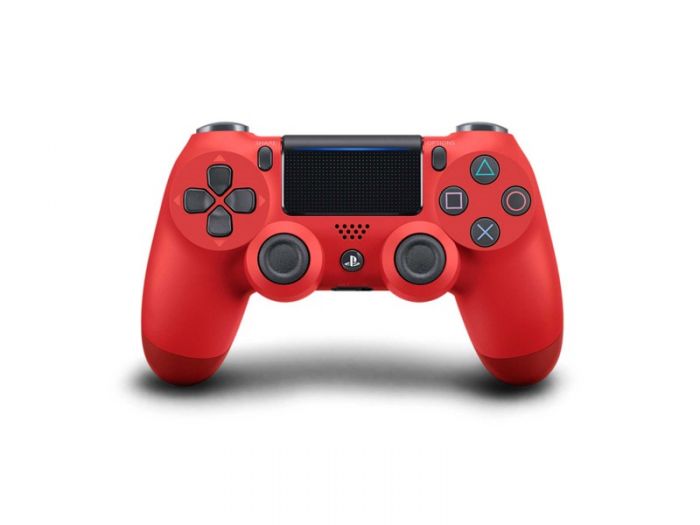 【普雷伊-桃園中華】缺貨★台灣公司貨【PS4手把 無線控制器 新式 熔岩紅(紅色)】