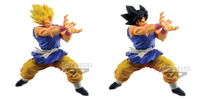 【上士】現貨 代理 景品 七龍珠GT ULTIMATE SOLDIERS 孫悟空 龜派氣功 金髮+黑髮 兩款一套