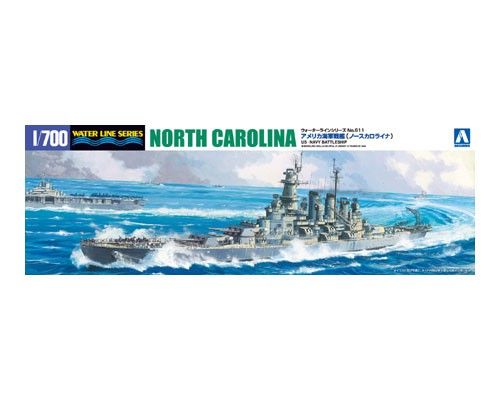 【上士】預購3月免訂金 AOSHIMA 青島 1/700 水線船 #611 美國海軍 戰艦 BB-55 北卡羅萊納 04600