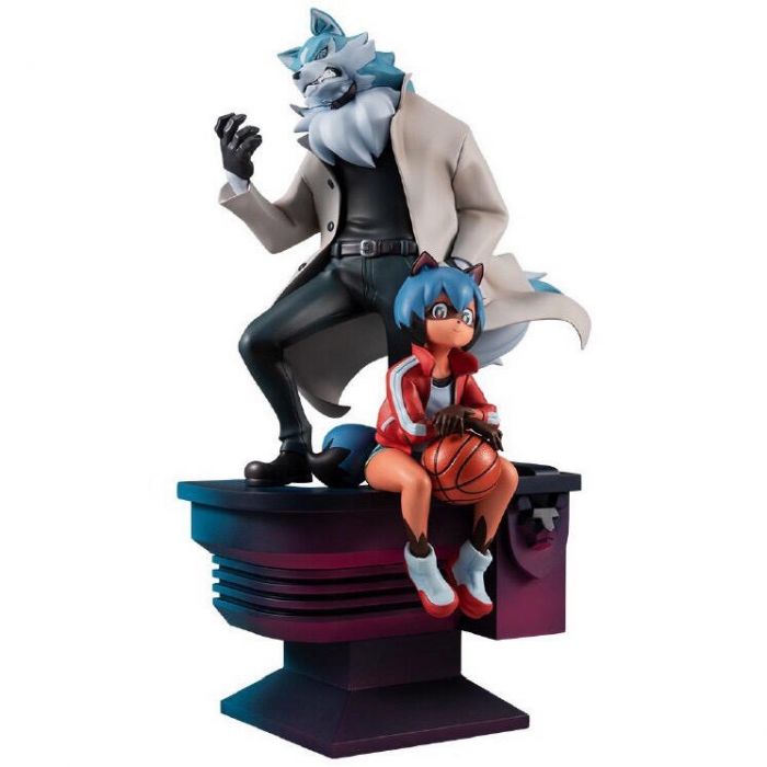 【殘荷齋09月預購】MEGAHOUSE 代理版 動物新世代 BNA 影森滿&大神士郎 完成品